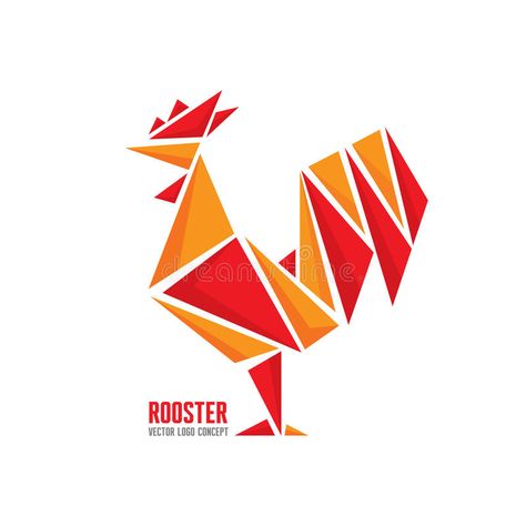 Rooster vector logo concept. Bird abstract geometric illustration. logo. Vector #Sponsored , #AD, #PAID, #logo, #Rooster, #illustration, #concept Rooster Vector, Easy Disney Drawings, Geometric Bird, Geometric Illustration, Chicken Painting, Polygon Art, Geometric Symbols, Geometric Drawing, Geometric Pattern Design