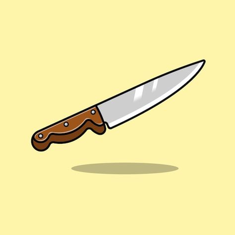 Knife Doodle, Cartoon Knife, Knife Cartoon, Illustration Flat, Vector Icons Illustration, Stationery Templates, Animated Images, Flyer Maker, Business Card Maker