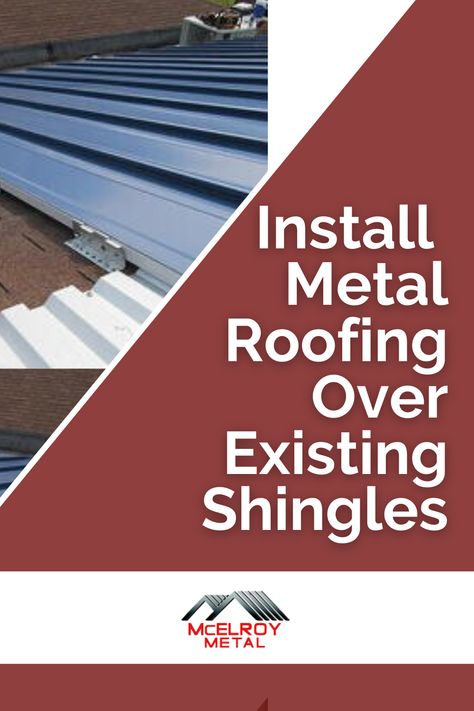 Installing Metal Roofing, Metal Roof Insulation, Metal Roof Over Shingles, Diy Metal Roof, Handyman Jobs, Aluminum Shingles, Ponds Ideas, Dormer House, Metal Roof Panels