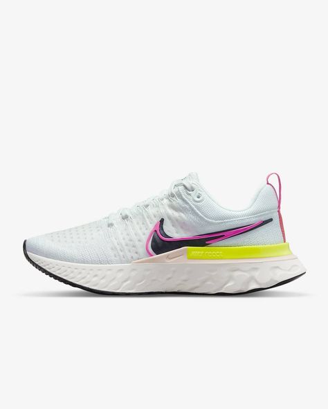 Nike React Infinity Run Flyknit 2 | Nike (IE) Nike React Infinity Run Flyknit, Nike React Infinity Run, Nike Running Shoes Women, Shoe Wishlist, White Running Shoes, Shoe Nike, Shoe Inspo, Nike React, Running Shoes Nike