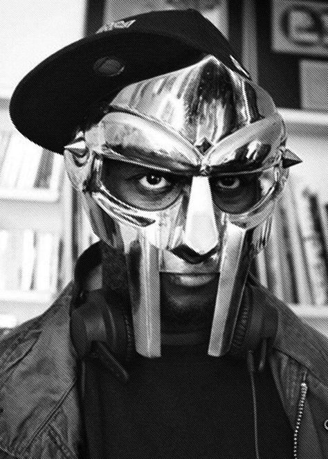 Mr Doom, Mf Doom Mask, Alternative Hip Hop, Grunge Pictures, Metal Mask, Underground Hip Hop, Mf Doom, Graphic Poster Art, Hip Hop Art