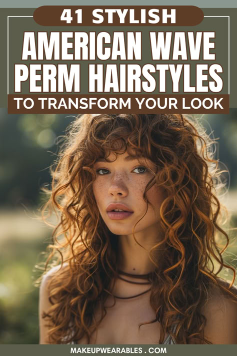 American Wave Perm Long Hair Perms Before And After, Perm For Wavy Hair, Womens Perm Long Hair, Wavy Perms For Long Hair, Long Haired Perm, Best Perm For Fine Hair, Straight To Curly Hair Perms, Perm Inspo Long Hair, Types Of Hair Perms