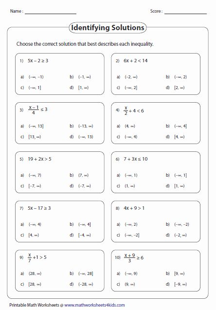 Solving Two Step Inequalities Worksheet Elegant Two Step Inequalities Worksheets Algebra Jokes, Rational Inequalities, Ged Worksheets, Interval Notation, Inequalities Worksheet, Algebra Help, Inequality Word Problems, Pre Algebra Worksheets, Graphing Inequalities