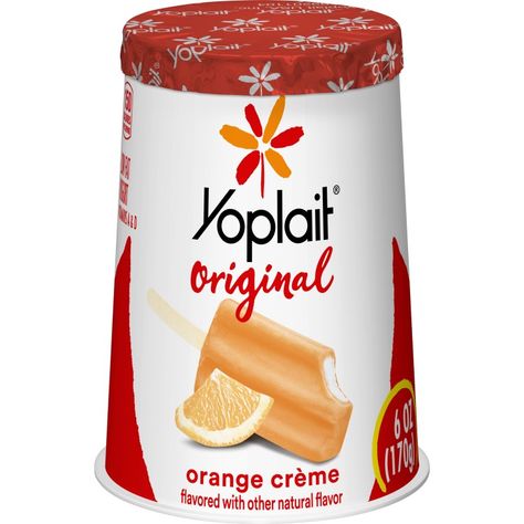 Yoplait Yogurt, Orange Yogurt, Yogurt Benefits, Plant Based Yogurt, Yogurt Breakfast, Yogurt Drinks, Crunchy Granola, Low Fat Yogurt, On The Go Snacks