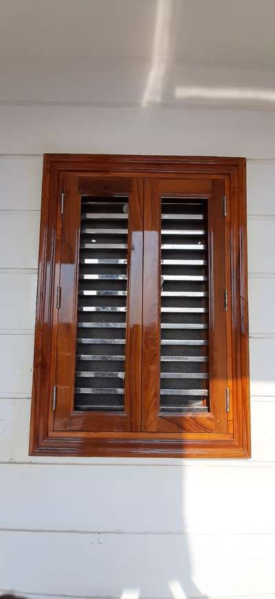 Wooden Window Shutter Designs, Window Grill Design Modern Indian, Wooden Window Design Indian, Wood Window Design Modern, Window Design Indian, Window Design Modern, Indian Window Design, Front Window Design, Indian Window