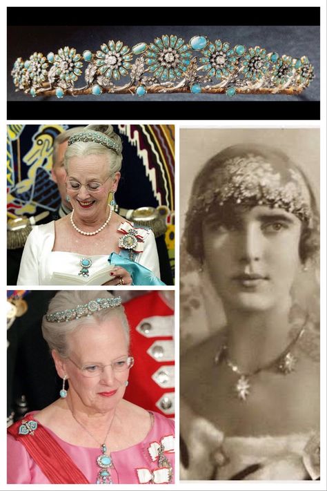 Danish Tiaras, Danish Royal Jewels, Ruby Jubilee, Royal Crown Jewels, Denmark Royal Family, Royal Jewellery, Queen Of Denmark, Queen Margrethe Ii, Queen Alexandra