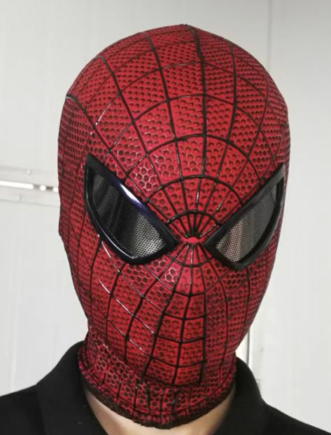 Spiderman 1, The Amazing Spiderman, Spiderman Cosplay, Cosplay Mask, Spectacular Spider Man, Replica Prop, Costume Mask, Movie Props, Amazing Spiderman