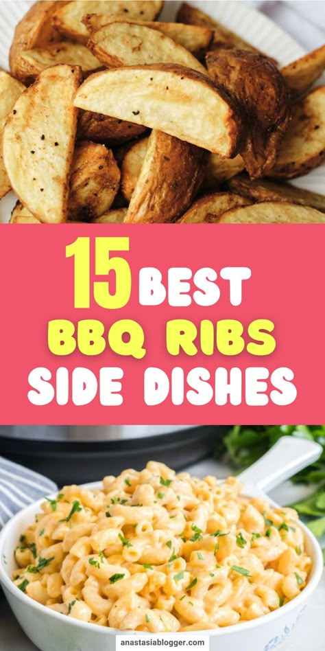 Bbq Food Sides Dishes, Ribs Dinner Ideas Sides, Side Recipes For Bbq, Rib Cook Off Party Ideas, Beef Rib Side Dishes, What Goes Good With Ribs Sides, Foods For Bbq Party, Bbq Dinner Ideas Sides, What To Serve With Pork Ribs