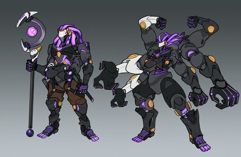 Null Sector, Overwatch Ramattra, Overwatch Robot, Overwatch Oc, Overwatch Hero Concepts, Watch Concept, Pokemon Zoroark, Dbz Funny, Overwatch Fanart