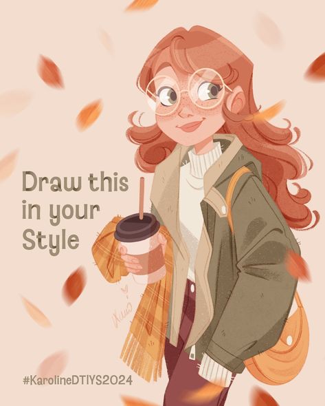 I’m already in autumn mode since the first leaves are falling. 🍂 It’s the perfect time to capture the cozy vibes of the season and start another #dtiys challenge, right? So let’s get creative! ✍🏼 🗓 Deadline: September 30th, 2024 // How to participate // - Draw your own version of my drawing. - Don’t forget to add the first picture as your reference to your posting. - Use the hashtag #KarolineDTIYS2024 to get on the hashtag feed. - Tag me in the image and text to make sure it also appears i... Flannel Drawing, Dtiys Art Challenge, Dtiys Art, Dtiys Challenge, Maya Art, Autumn Illustration, Daily Drawing, Autumn Vibes