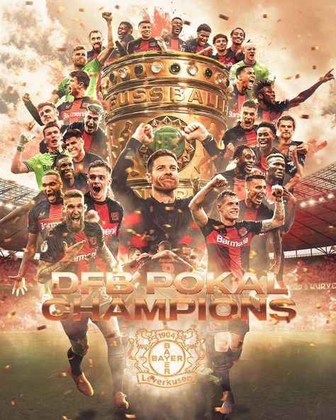 Congratulations Bayer 04 Leverkusen 🔥 2023/2024 DFB-Pokal winners 🏆 A near perfect 2023/2024 for Xabi Alonso's Bayer 04 Leverkusen Unbeaten Domestic Double 🤯 #ilotbetghana #DFBPokal 1 Fc Kaiserslautern, Xabi Alonso, World Globes, Red Card, Soccer Pictures, Soccer Balls, Don't Give Up, 2023 2024, Soccer Players