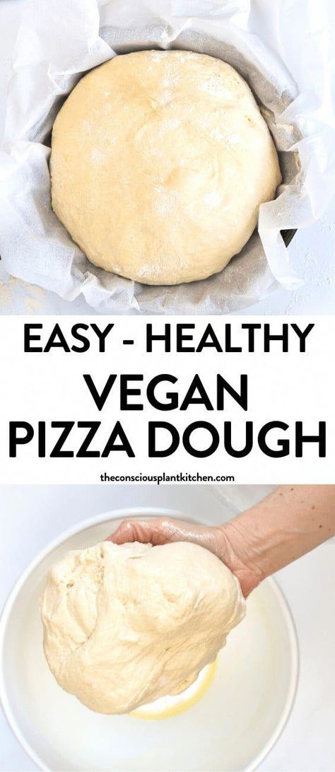 Plant Based Pizza Crust, Vegan Pizza Toppings, Vegan Pizza Dough Recipe, Easy Vegan Pizza, Healthy Pizza Dough, Neapolitan Pizza Dough, Vegan Pizza Dough, Plant Based Pizza, Dairy Free Pizza