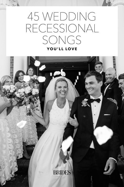 Wedding Ceremony Exit Songs, Wedding Exit Songs, Songs For Wedding, Wedding Recessional Songs, Processional Wedding Songs, Wedding Recessional, Wedding Music Playlist, Processional Songs, Recessional Songs