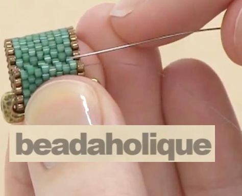 Bead Weaving Patterns, Beading Techniques, Beaded Jewelry Tutorials, Bead Loom Patterns, Jewelry Techniques, Bead Work Jewelry, Jewelry Making Tutorials, Bead Crochet, Beads And Wire