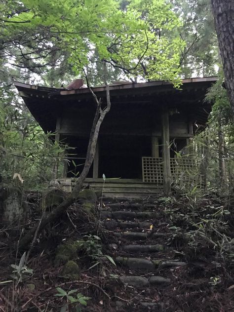 Abandoned Shrine, Hakone Japan, Samurai Love Ballad Party, Shrines Art, Japanese Town, Japanese Shrine, Abandoned Things, Japanese Folklore, Hakone