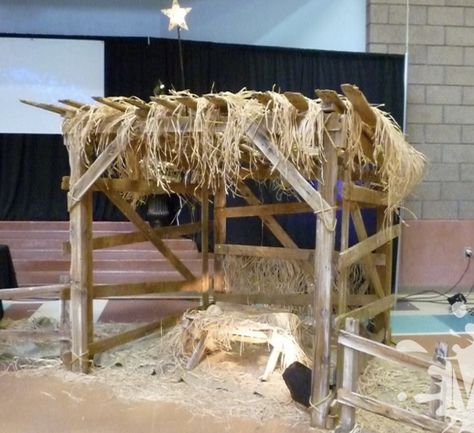 Manger Scenes Nativity, Kids Church Christmas, Christmas Nativity Scene Diy, Theater Props, Christmas Stage Design, Nativity Scene Diy, Christmas Parade Floats, Bethlehem Christmas, Ward Christmas Party