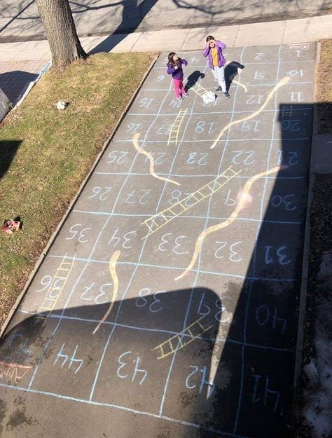 Fun Chalk Board Games Your Kids Can Create While Playing Outside Happy Messages, Chalk Activities, Outside Games, Playing Outside, Outdoor Activities For Kids, Yard Games, Sidewalk Chalk, Camping Activities, Toddler Fun