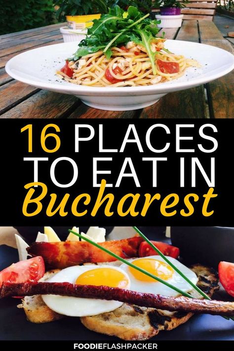 Where to Eat in Bucharest, Romania: The Best Bucharest Restaurants - After recently spending more than a month eating my way through the city, I’ve compiled this list of the best restaurants in Bucharest. From Italian to seafood to local dishes with modern twists, check out a list of my favorite 16 restaurants and bars in Bucharest. #bucharest #romania #foodie #restaurants South American Dishes, Romania Travel, Travel Foodie, Culinary Travel, Gourmet Burgers, Bucharest Romania, Food Blogs, Food Tours, Foodie Travel