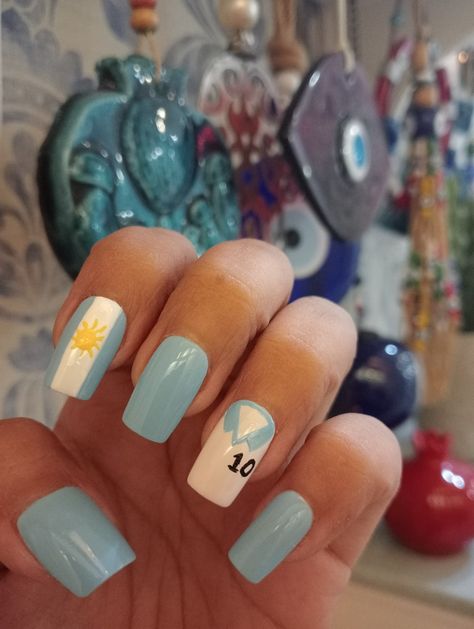 Flag Nails, Cute Gel Nails, Short Nails, Nails Inspiration, Nail Inspo, Hair And Nails, Nail Care, Gel Nails, Manicure