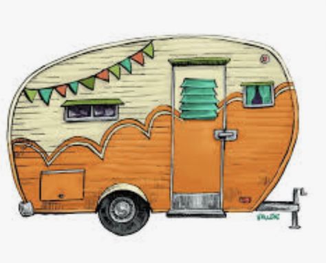 Combi Hippie, Vintage Camper Art, Camper Quilt, Caravan Decor, Camper Art, Camper Travel, Vintage Camper Remodel, Retro Caravan, Vintage Rv