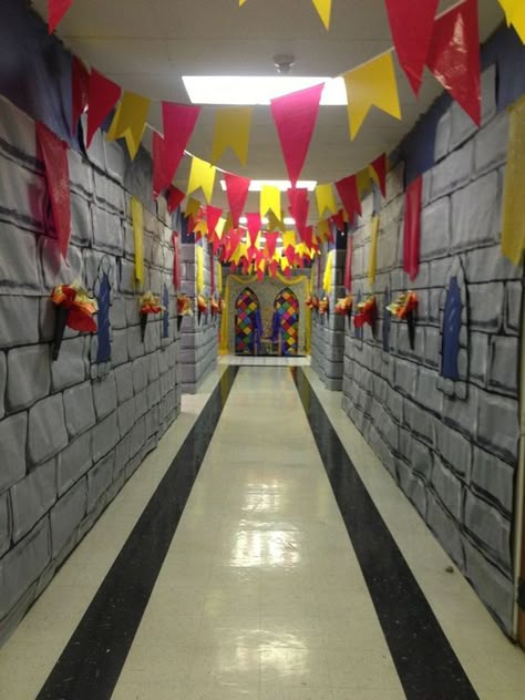 Mighty Fortress Vbs, Castle Theme Classroom, Castle Classroom, Castles Topic, Kingdom Vbs, Castle Party, Knight Party, Medieval Decor, Medieval Party