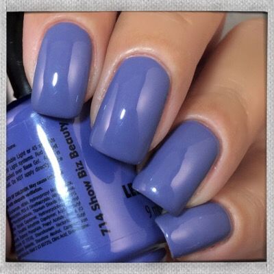 Red Carpet Manicure (RCM) - Show Biz Beauty (dark periwinkle-blue, 3 coats) Periwinkle Nails, Show Biz, Dark Periwinkle, Pantone Trends, Hot Nail Designs, Red Carpet Manicure, Gel Nail Colors, Gel Polish Colors, Pink Moon