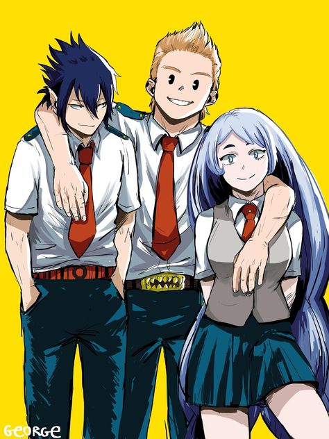 The big 3!!! Big 3 Anime, Mirio Togata, Tamaki Amajiki, Big Three, My Hero Academia Memes, Buko No Hero Academia, Anime Crossover, Hero Academia Characters, Fan Fiction