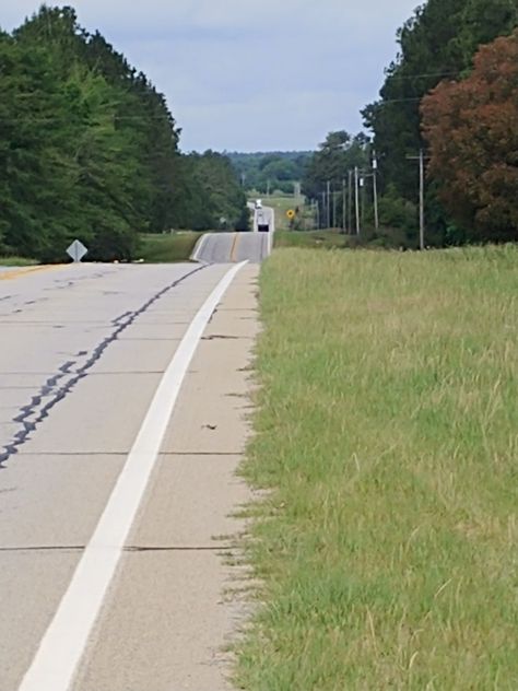 Our road through Georgia north of Statesboro... Definitely didn't expect this. Statesboro Georgia, Georgia, Country Roads, Road