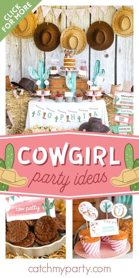 Cowgirl Cowboy Birthday Party, Western Horse Birthday Party, Long Live Cowgirls Birthday, Cowgirl Birthday Party Activities, Chic Cowgirl Birthday Party, Horse Themed Birthday Party Food, Cowgirl 13th Birthday Party, Western Sweet 16 Ideas Cowgirl Birthday, Cowgirl Party Food Ideas