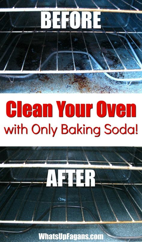 How to clean oven with baking soda cleaning tutorial | cleaning tip | spring cleaning | before and after pictures | kitchen cleaning hacks | Natural Green Cleaning Solution DIY Clean The Oven, Homemade Toilet Cleaner, Clean Baking Pans, Self Cleaning Ovens, Cleaning Painted Walls, Baking Soda Cleaning, Oven Cleaner, Deep Cleaning Tips, Baking Soda Uses