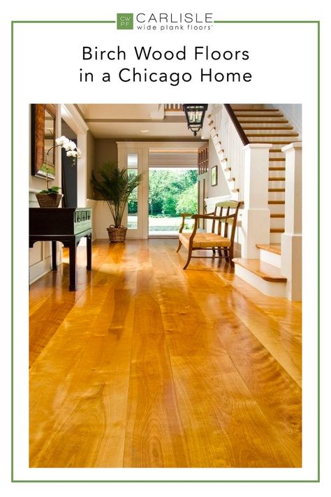 A good way to choose the hardwood for your home? Go with what the craftsmen prefer. From subtle swirls to flame-like effects, birch flooring is renowned for its intriguing grain patterns and colors. Get to know this dramatic beautiful wood by reading our post. #birchfloors #birchflooring #craftflooring Birch Wood Floors, Yellow Birch Flooring, Birch Flooring Hardwood, Origins Sequoia Flooring, Birch Floors, Hickory Hardwood Floors Lowe's, Wide Plank Flooring, Wide Plank, Carlisle