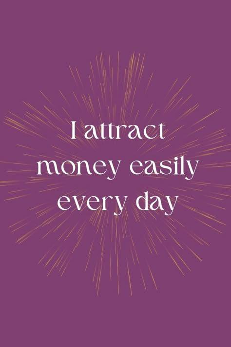 I Attract Money, I Attract, Manifest Wealth, Healing Affirmations, Gratitude Affirmations, Vision Board Affirmations, Manifesting Abundance, Spiritual Manifestation, Abundance Mindset