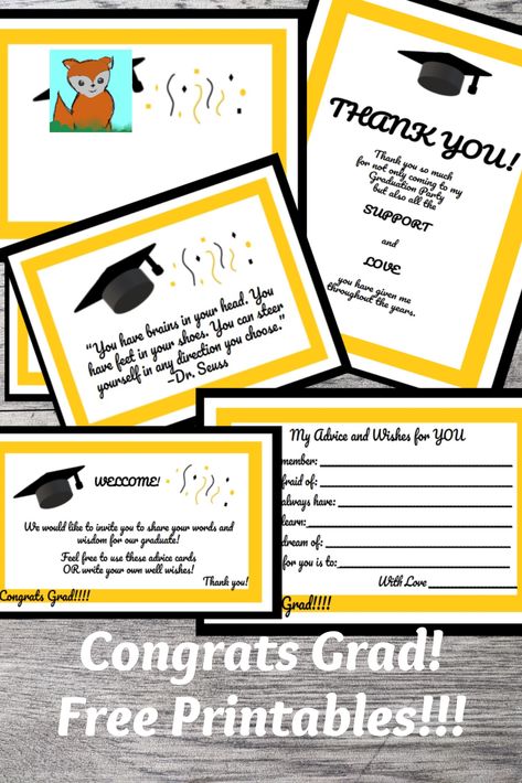 Welcome to our Graduation Party Printables Page with labels and printable images for activities, food, and favors. Hope this page helps save some time so you can concentrate more on the Grad! Graduation Party Printables, Free Printable Images, Graduation Activities, Party Link, Welcome Words, Graduation Printables, Free Printable Tags, Easy Parties, Printable Images