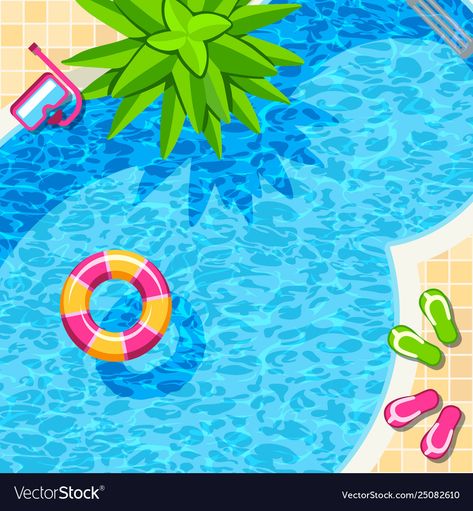 Pool Top View, Relax Background, Pool Party Images, Barbie Pool Party, Swimming Pictures, Paper Clip Art, Pool Picture, Pool Party Invitations, Cute Flower Wallpapers