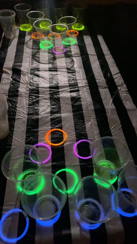 glow sticks, cup pong, beer pong, Dr. pepper, summer, 2023, summer activities, sleepover, friends, cousins, late night, party, music, things to do, bucketlist, aesthetic, basic, fun ideas, besties, 30th Birthday Sleepover, Simple Party Ideas For Adults, 18th Birthday Party Activities, Beer Pong Aesthetic, Anything But A Cup Party Ideas, House Party Ideas For Adults Birthdays, Fun Party Aesthetic, 90s Activities, Rave Party Ideas