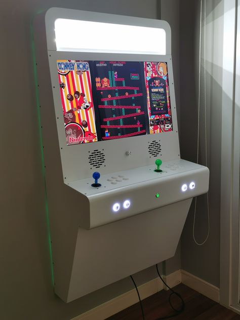 Arcade bartop, arcade machine, arcade Retro Arcade Cabinet, Cyberdeck Build, Arcade Restaurant, Retropie Arcade, Mame Cabinet, Arcade Cabinet Plans, Retro Pi, Arcade Bartop, Diy Arcade Cabinet