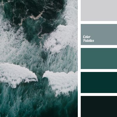 Design Seeds Color Palette, In Color Balance, Teal Palette, Teal Color Palette, Coastal Color Palette, Bedroom Vibes, Seeds Color, Color Palette Ideas, Grey Palette