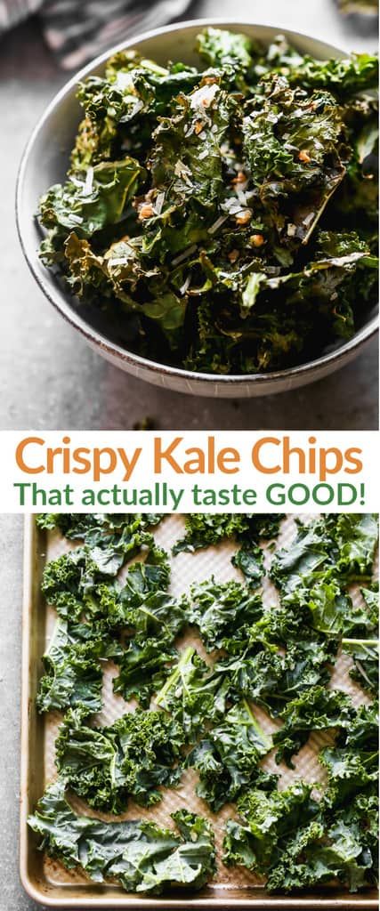 Healthy Kale Chips, Homemade Kale Chips, Kale Chips Recipe, Baked Recipe, Crispy Kale, Baked Kale, Kale Chip Recipes, Parmesan Recipe, Yummy Healthy Snacks