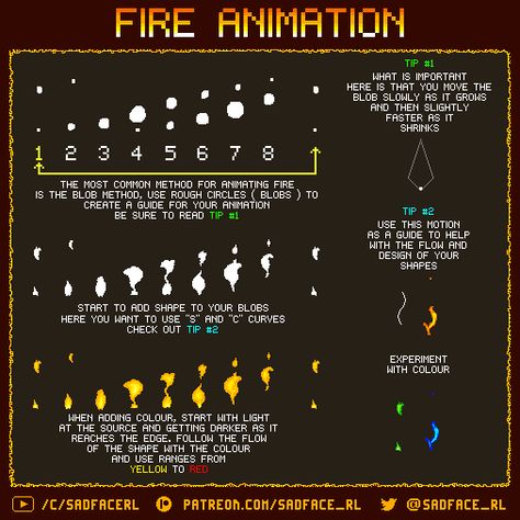 How To Pixel Art, Fire Animation, Creeper Minecraft, Game Effect, Pixel Animation, Pixel Art Tutorial, Cool Pixel Art, Pixel Art Characters, Pixel Design