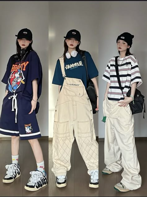 Style Tomboy Korea, Colorful Tomboy Outfits, Boyish Outfits Korean, Korean Tomboy Style Outfit, Outfit Ideas Tomboy, Preppy Tomboy, Kpop Streetwear, Tomboy Outfit Ideas, Tomboy Outfit