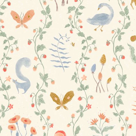 Nursary Decor Small Nursery Wallpaper, Cute Nursery Wallpaper, Fun Nursery Wallpaper, Colorful Nursery Wallpaper, Whimsical Nursery Wallpaper, Fun Kids Wallpaper, Children’s Wallpaper, Girls Nursery Wallpaper, Toddler Girl Wallpaper