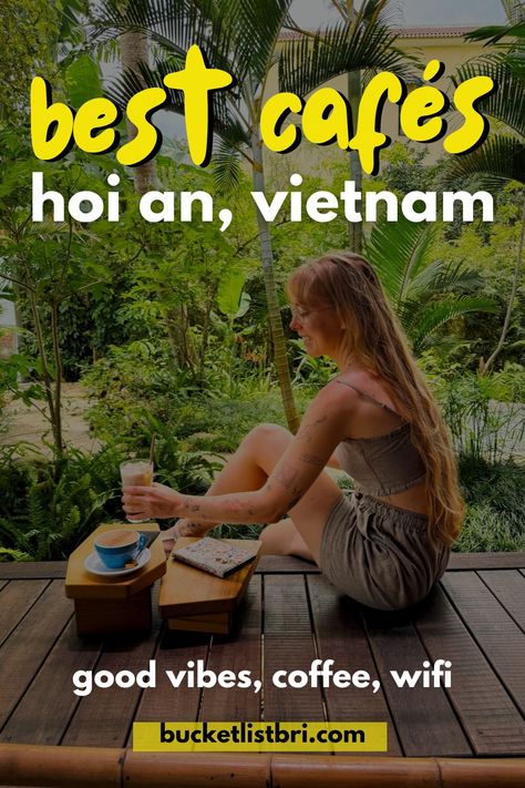 Hoi An, Vietnam has some of the CUTEST coffee shops and cafes, perfect for discovering this coastal Vietnamese ancient town! Here's my insider's guide to the top cafes dotted around Hoi An. Vietnam Coffee Shop, Vietnam Cafe, Hoian Vietnam, Top Cafe, Coffee Vibes, Healthy Brunch Recipes, Cute Coffee Shop, Hoi An Vietnam, Healthy Brunch