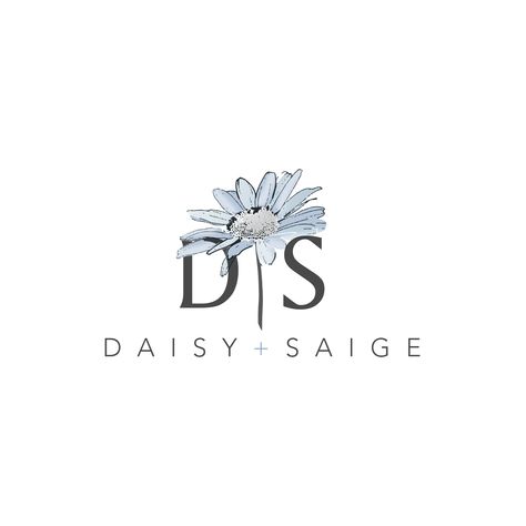 Daisy Logo Design Flower, Logo Design Word, Flower Company Logo, Jewelry Company Logo, Fl Logo Design, Flower Logo Design Graphics, Daisy Logo Design, Flower Shop Logo Design, Logo Design Flower