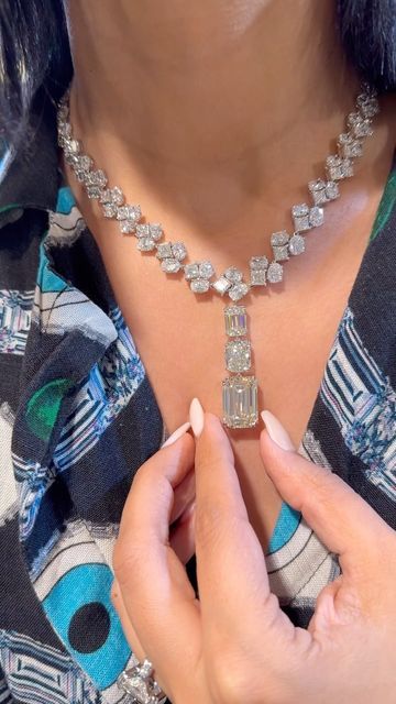 CHAMPAGNE GEM®️ by Bebe Bakhshi on Instagram: "For the upcoming DJWE 2024, @georgehakimjewellers will bring their latest creations such as impressive diamond and gemstone sets and unique jewels. Now mark your calendars to visit @georgehakimjewellers during @djwe.qa from February 5-11 in Alfardan Jewellery Pavilion. Here is a sneak peek of the most beautiful emerald-cut diamond necklace with a matching emerald-cut diamond engagement ring. Contact @georgehakimjewellers for information. <> #MyLoveAffairWithDiamonds #ExceptionalEmerald #Fire #EmeraldCut #Brilliance #Sparkle #Scintillation #Bridal #DJWE #DJWE2024 #HighJewelry #DiamondNecklace #EngagementRing #GeorgeHakim #Doha #ChampagneGem #YourDailyDoseOfSparkle #ChampagneGem1MSpecialEdition" Emerald Cut Diamond Engagement Ring, Emerald Cut Diamonds, High Jewelry, Girls Best Friend, Emerald, Diamond Necklace, Diamond Engagement Rings, Most Beautiful, Gems