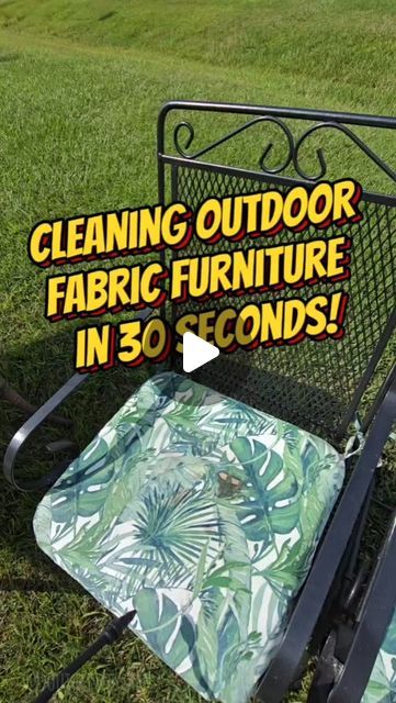 Kristen on Instagram: "Dog was a paid actor 🎬 #cleaninghack #cleaning #clean #tips #tipsandtricks #howto #diy #home #homehacks #outdoorliving #outdoorfurniture #algae #lowes #homeimprovement #diy #diyprojects #cleaningtips" Best Way To Clean Outdoor Cushions, Remove Tree Sap, Outside Cushions, Outdoor Chair Covers, Remove Sweat Stains, Outdoor Chair Pads, Cleaning Mold, Instagram Dog, Lawn Furniture