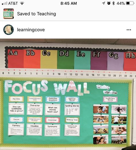 Hmh Into Reading Focus Wall, Into Reading Focus Wall, Hmh Focus Wall, Ckla Third Grade Focus Wall, Focus Wall Bulletin Board Ideas, Wit And Wisdom Focus Wall, Wonders Focus Wall, Teaching Decor, Math Focus Walls