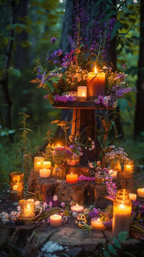 Litha Decorations, Summer Solstice Aesthetic, Litha Aesthetic, Litha Traditions, Litha Altar, Litha Celebration, Litha Ritual, Summer Solstice Ritual, Midsummer's Eve