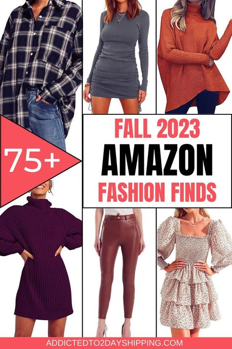 Discover the top fashion finds on Amazon for Fall 2023! This blog post is your guide to staying fashionable and on-trend. Explore the latest 2023 fashion trends, including business casual and casual outfits that will keep you looking stylish in any setting. From workwear to everyday looks, find affordable and chic options that will elevate your wardrobe and make a statement. Nyc Fashion Winter, November Fashion, Finds On Amazon, Casual Autumn Outfits Women, Amazon Fashion Finds, Fashion Trend Forecast, Fall Trends Outfits, Fall Outfits For Work, Trendy Fall Outfits