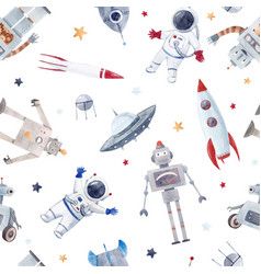 Alison Wonderland, Retro Robot, Space Illustration, Space Baby, Watercolor Trees, Watercolour Tutorials, Creative Hobbies, Kids Wallpaper, Self Adhesive Wallpaper