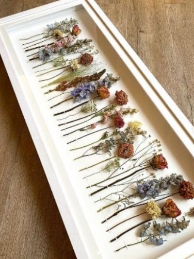 40 Magical Dried Flower Crafts - Craftionary Ideas With Dry Flowers, Ways To Preserve Dried Flowers, Diy Dried Flower Shadow Box Ideas, Cute Dried Flower Ideas, Projects For Dried Flowers, Framing Dried Flowers Diy, Arranging Dried Flowers, Uses For Dried Flowers, Saving Dried Flowers Ideas